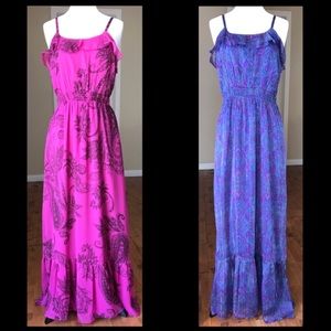 2 Express Maxi Dress Bundle Sleeveless Sz M